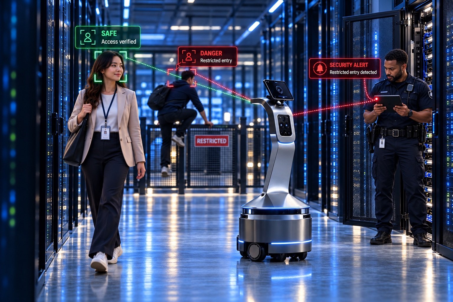Product visualization of autonomous surveillance robot